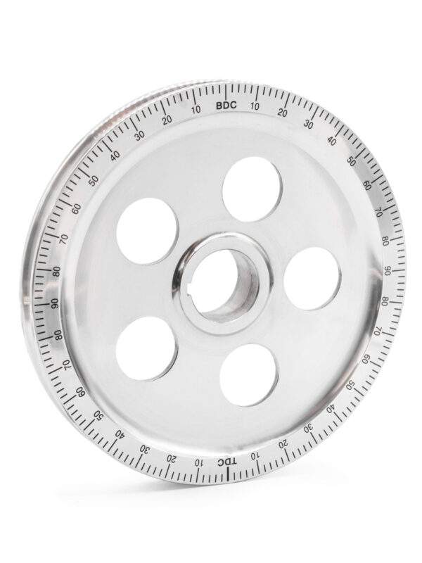 California Cool Crankshaft Pulley, 200mm Diameter, With Belt