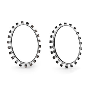 Heart Tailight Bezel Ring, Chrome, For Beetle 1952-1955