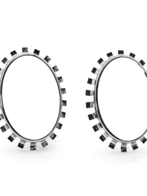 Heart Tailight Bezel Ring, Chrome, For Beetle 1952-1955