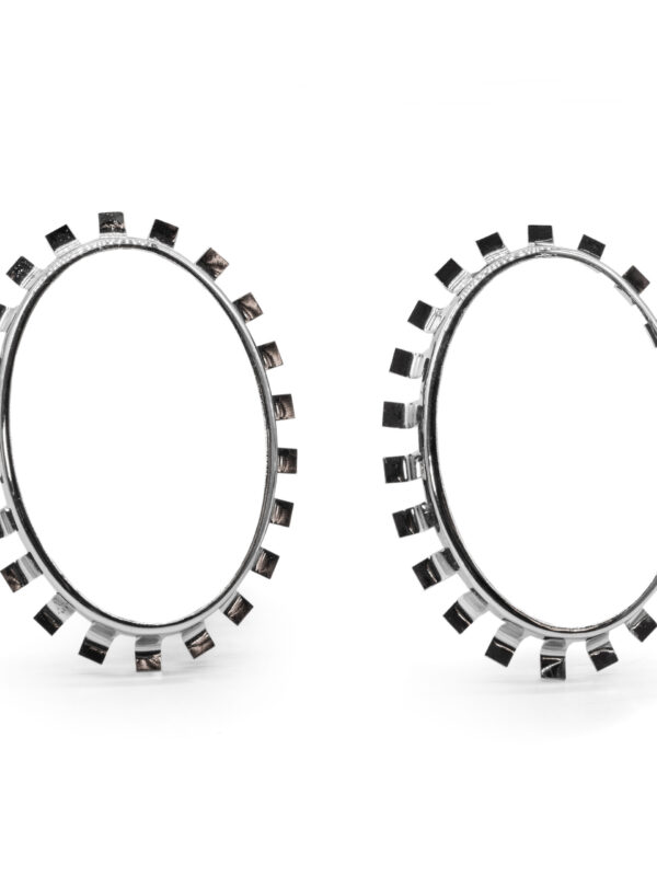 Heart Tailight Bezel Ring, Chrome, For Beetle 1952-1955
