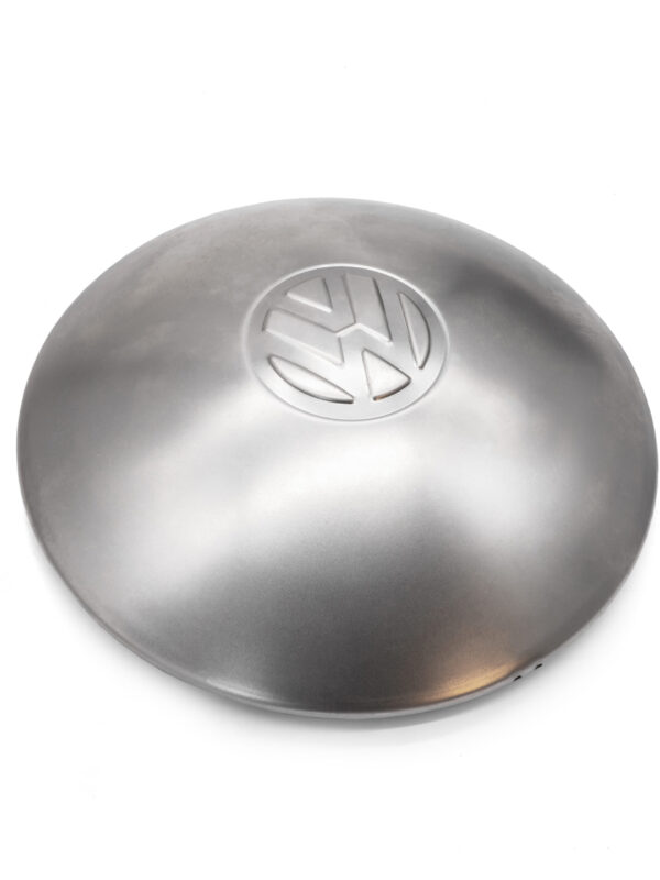 Raw Steel OEM VW Early Hub Cap, For Beetle / Splitscreen 1950-1967
