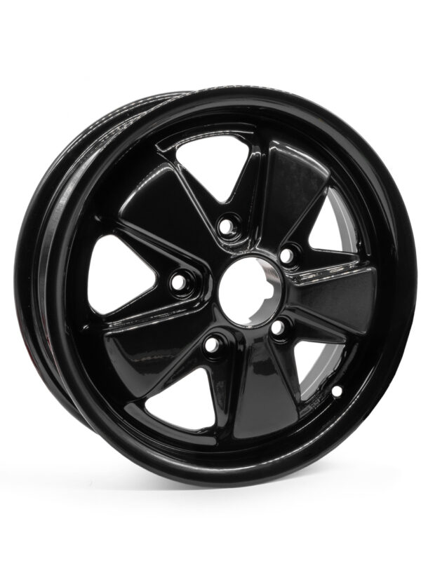 4.5" x 15" Gloss Black Fuchs Wheel 5x130