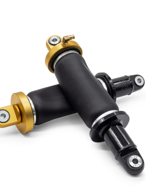 MOA380HD Goldtops Ultimate T2 Split Screen Air Ride Front Shock / Sleeve Bag Struts, Pair