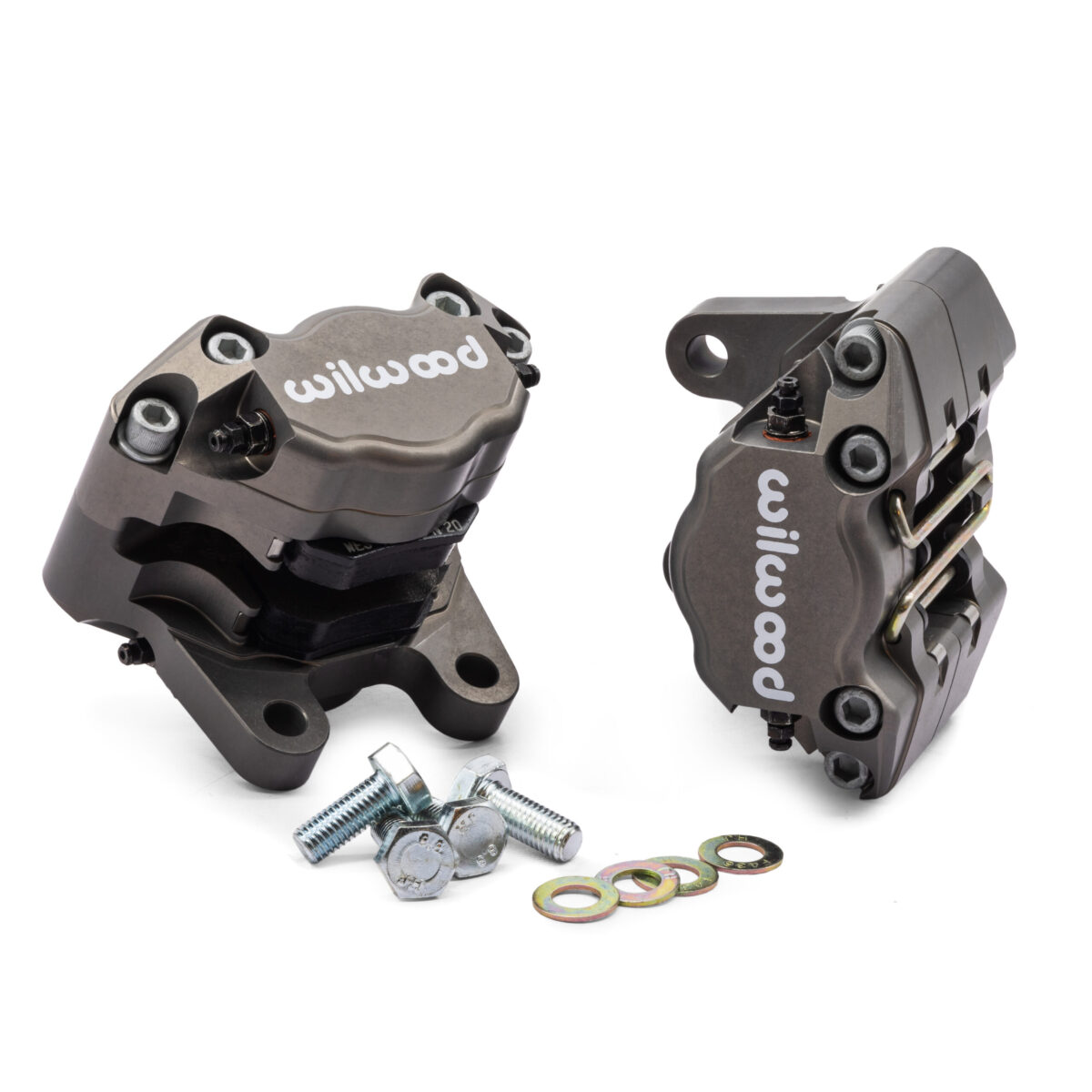 1967-79 Beetle / Karmann Ghia Direct fit 2 Piston Wilwood Brakes Calipers, Pair, Including Pads and Hardware