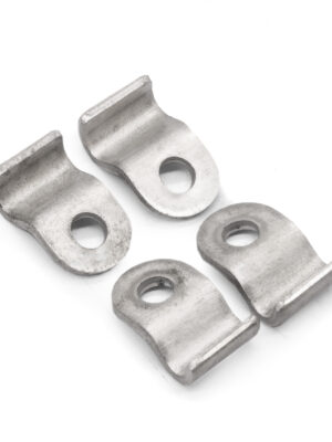 Brake Line Tab Clamp for Hardline to Chassis Floorpan, Pack of 4