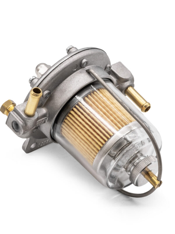 Malpassi 85mm Filter King Fuel Pressure Regulator, 8mm Unions, Glass Bowl