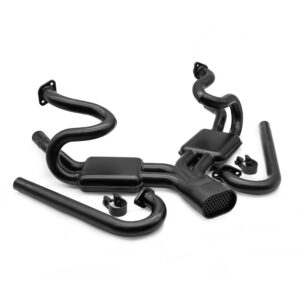 T1 Beetle / Ghia 1200cc Stainless Steel Sebring Style Exhaust System, Heat Resistant Coated