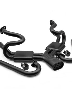 T1 Beetle / Ghia 1200cc Stainless Steel Sebring Style Exhaust System, Heat Resistant Coated