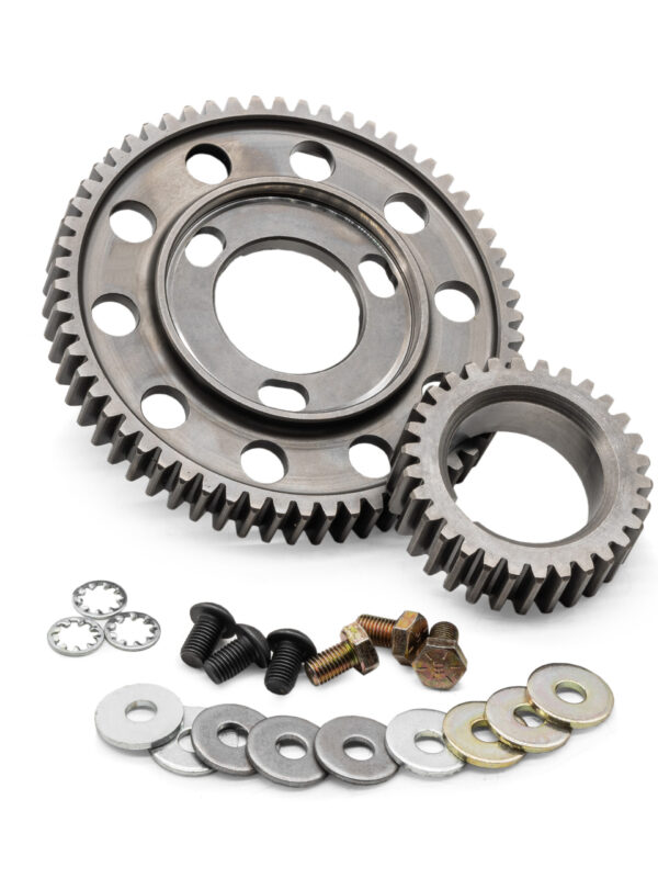 T1 Engine Adjustable Straight-Cut Cam Gears Set, Steel
