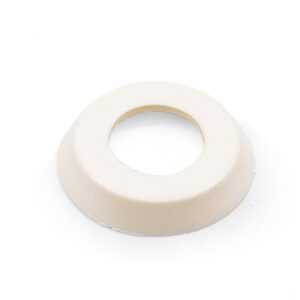 Escutcheon Flat Style, Window Winder / Door Handle, Ivory, Each