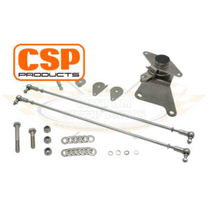 CSP Bellcrank Linkage for Porsche Style Fan Shroud, Weber 36 - 48 IDF Carburetors, Type 1 Engines
