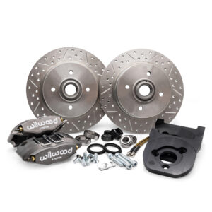 Pre 65 Beetle / Ghia Titan / Wilwood 4-Piston Link Pin 4x100 Front Disk Brake Kit