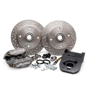 Pre 65 Beetle / Ghia Titan / Wilwood 4-Piston Link Pin 4x130 Front Disk Brake Kit