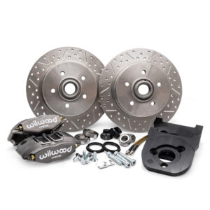 Pre 65 Beetle / Ghia Titan / Wilwood 4-Piston Link Pin 5x100 Front Disk Brake Kit