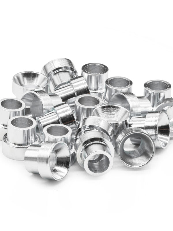 Titanio Vintage Ali Mag Wheel Taper Lug / Bolt Adaptors, Sold Each
