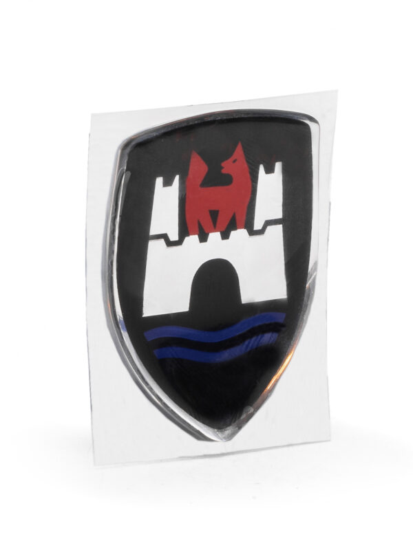 Wolfsburg Crest Shield Shape Emblem Sticker