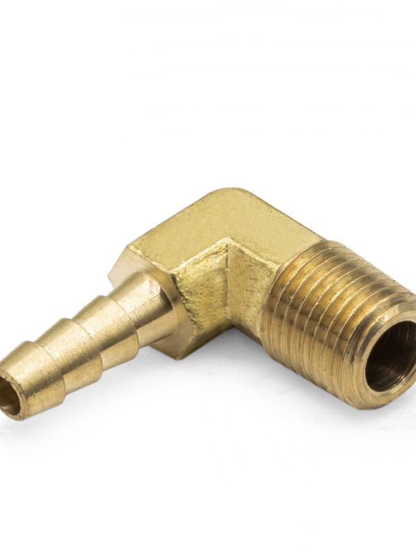 1/4" NPT to 1/4" Barb Brass Fuel Tank Outlet Fitting