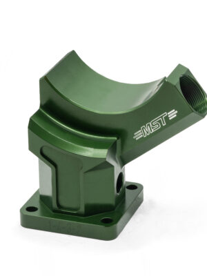 MST Billet Aluminum Alternator / Generator Stand Plinth, Kelly Green