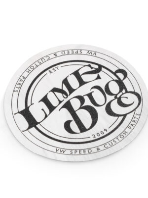 Limebug VW Classic Silver 2.5" Round Sticker / Decal