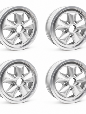 Group 4 HF 1550/1560 Silver Alloy Wheel Set, 15" 5x130