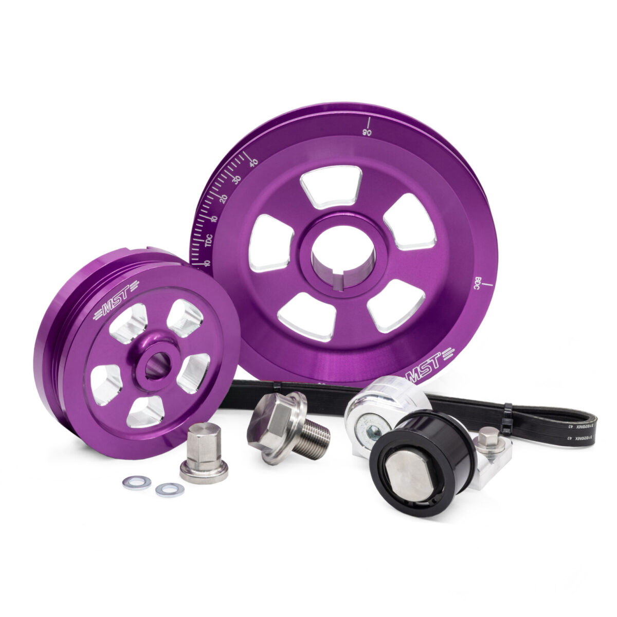 MST Renegade Serpentine Pulley Kit, Purple