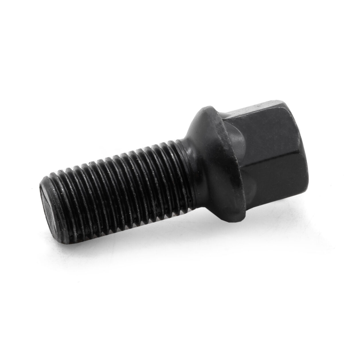 M14x1.5 Black Radiused Wheel Bolt 27mm