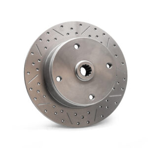 Beetle / Ghia 4x130 Cross Drilled Rear Disk Brake Short Spline, Each