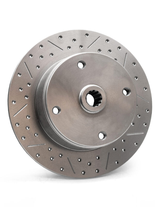 Beetle / Ghia 4x130 Cross Drilled Rear Disk Brake Short Spline, Each