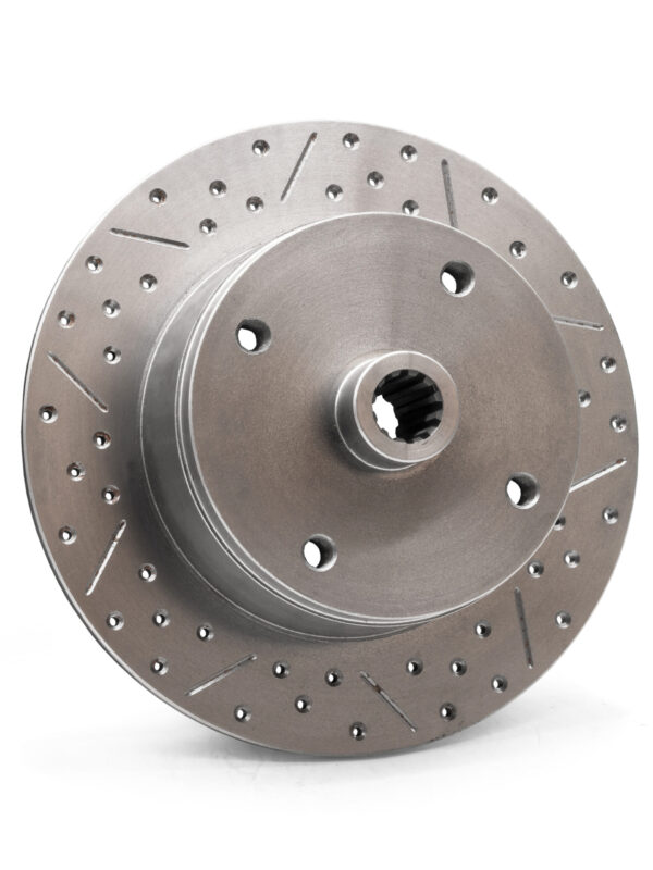 Beetle / Ghia 4x130 Cross Drilled Rear Disk Brake Long Spline, EachBeetle / Ghia 4x130 Cross Drilled Rear Disk Brake Long Spline, Each