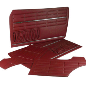 Karmann Ghia Door Cards Burgundy Type 14