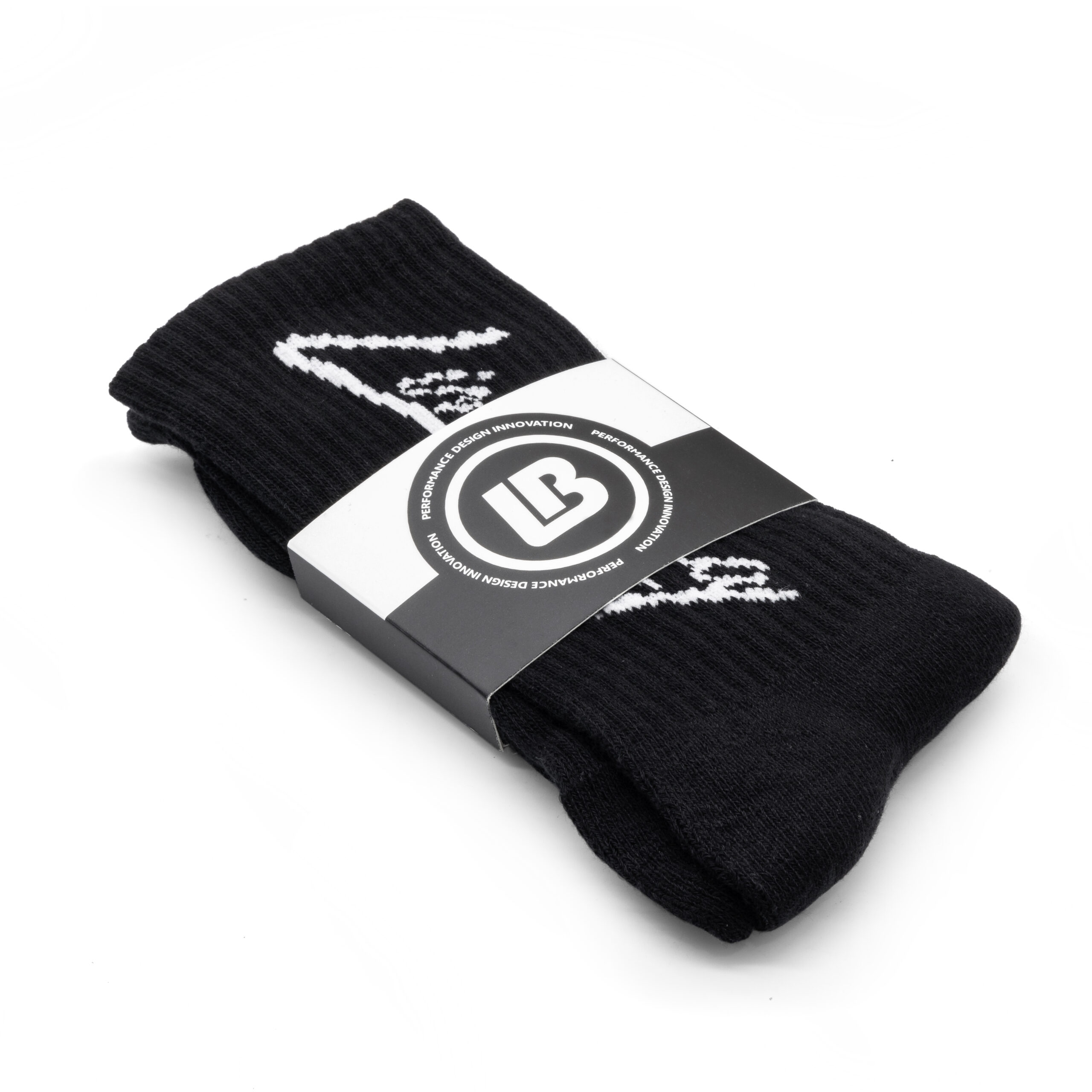 Limebug Official Black High Crew Socks, Pair