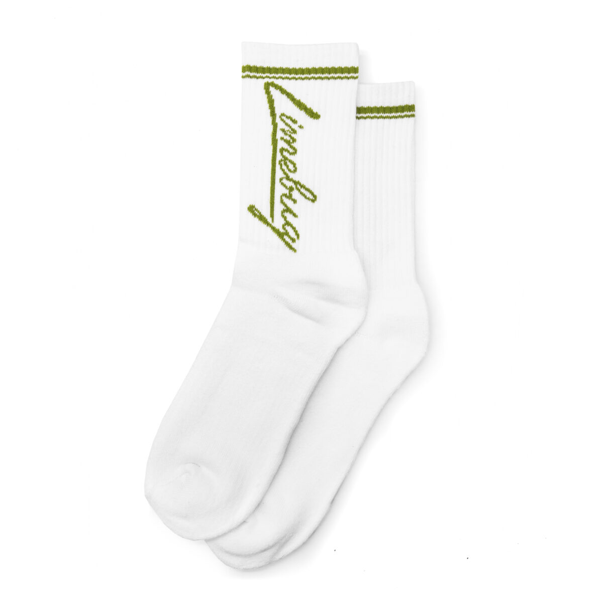 Limebug Official High Crew Socks, White