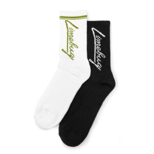 Limebug Official High Crew Sock Bundle Pack, 2 Pairs