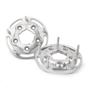 5x130 to 5x205 PCD Low Offset Billet CNC Wheel Adapters, (Porsche - Early Wide 5)