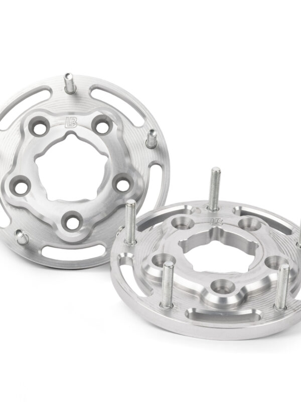 5x130 to 5x205 PCD Low Offset Billet CNC Wheel Adapters, (Porsche - Early Wide 5)
