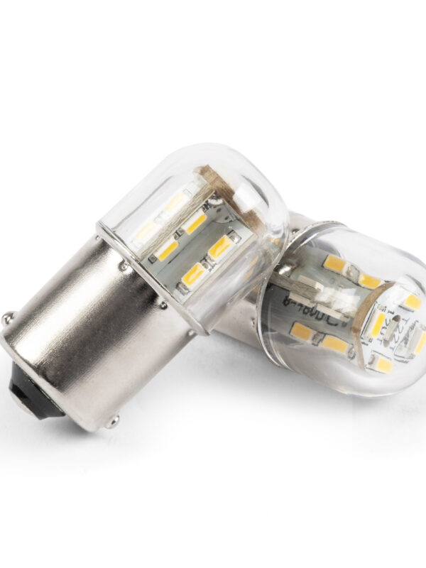 LED Bulbs Indicator / Brake Light 382 12V 21W BA15S, Pair