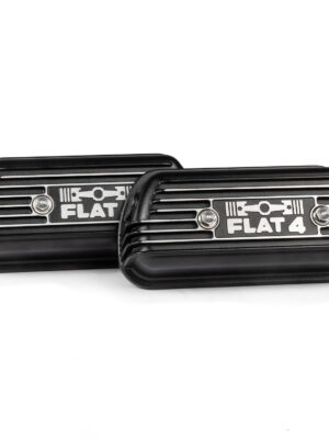 Flat 4 High Ratio Bolt On Aluminium Rocker Covers, Pair