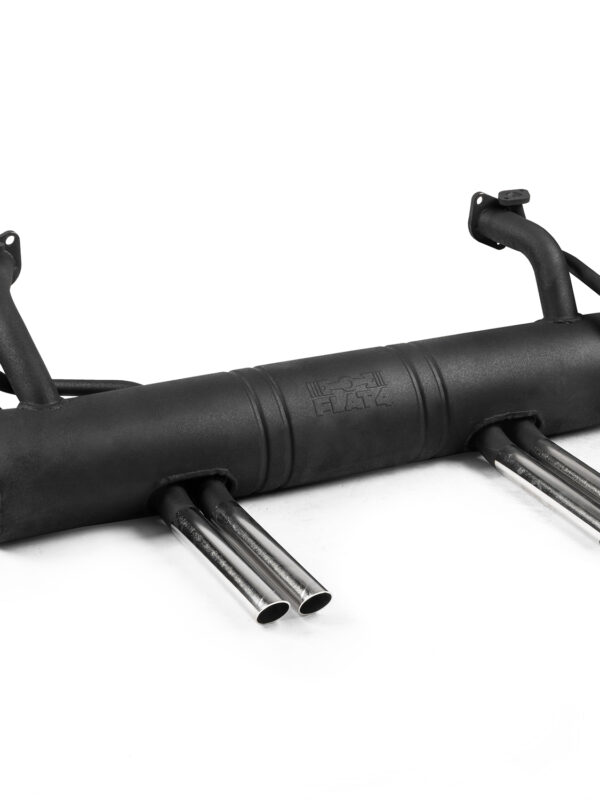 Beetle / Ghia Flat 4 Stainless Abarth Style Exhaust System, 1300cc-1600cc