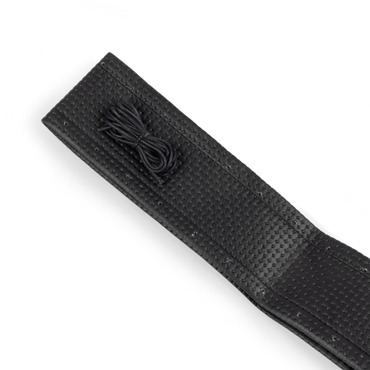 Black Vinyl Leather Basket Weave Steering Wheel Cover, Beetle Ghia Type 3