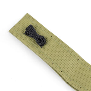 Green Vinyl Leather Basket Weave Steering Wheel Cover, Beetle Ghia Type 3