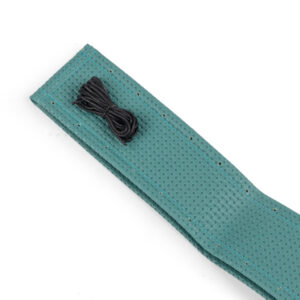 Turquoise Blue Vinyl Leather Basket Weave Steering Wheel Cover, Beetle Ghia Type 3