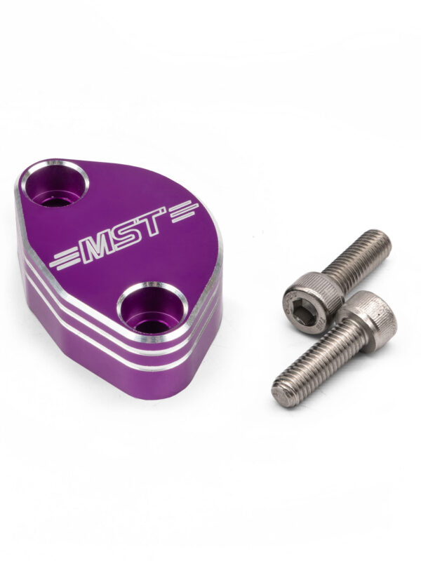 T1 MST Fuel Pump Block Off, Purple