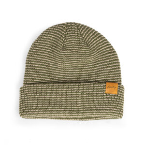 Limebug Official Woven Stripe Beanie, Sage Drift