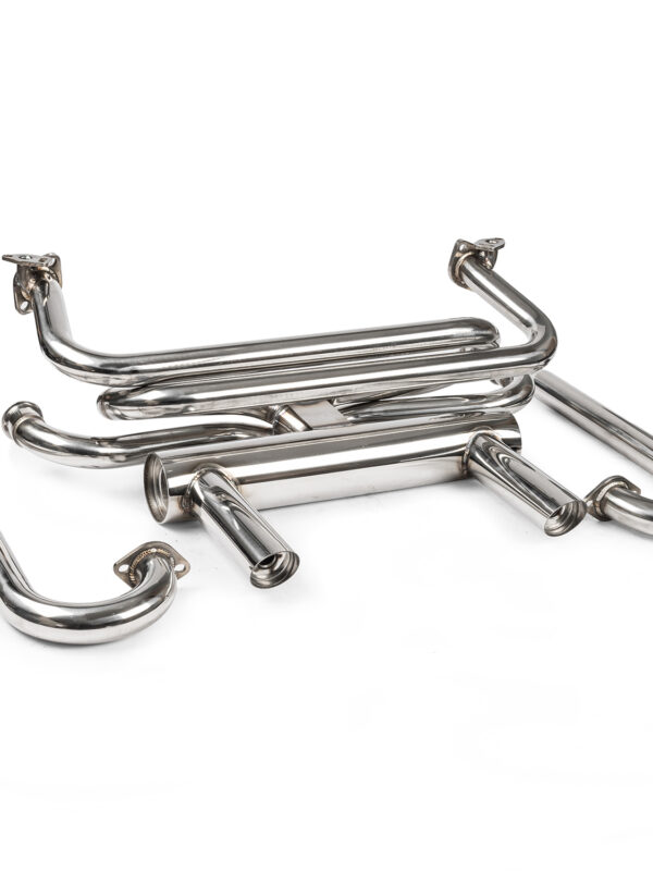 Limebug Stainless Steel Complete Twin Tip Performance Exhaust System w/ J Tubes