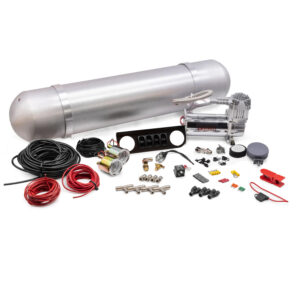 4 Way Manual Air Ride Management System, 1/4", 4 Valve, Chrome
