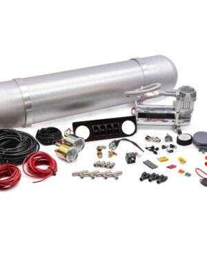 4 Way Manual Air Ride Management System, 1/4", 4 Valve, Chrome