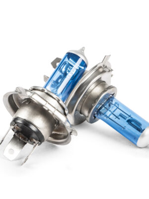 H4 Halogen Bulbs 100/80W, Xenon White, Pair