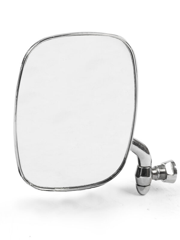 1968-79 Bay Window Chrome Left Wing Mirror, No Beading
