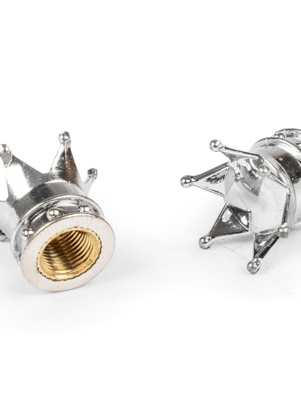 Mooneyes Crown Valve Caps, Pair