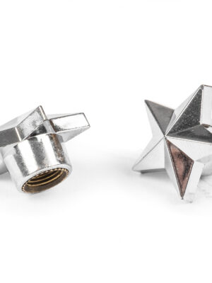 Mooneyes Star Valve Caps, Pair